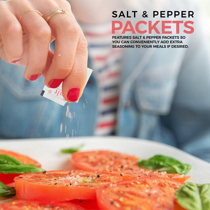 Value+ - Cutlery Kit / Meal Kit - 6pcs - White - F/K/TS/N/S&P - MK-610