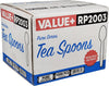 Value+ - Heavy - Plastic Tea Spoons - White - Retail Pack - RP2003