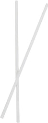 Value+ - 10'' Ind. Wrapped Milkshake Straws – White – Plastic - 6 mm