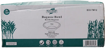Eco-Craze - 12oz Round Bowl - Bagasse