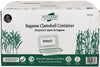 Eco-Craze - 9x6x3 Bagasse Clamshell Container