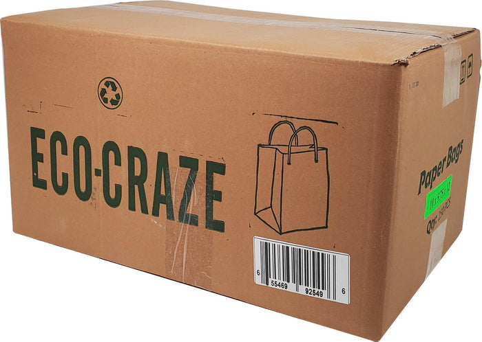 Eco-Craze - 8x5x11 Kraft Paper Bag - Twisted Handle