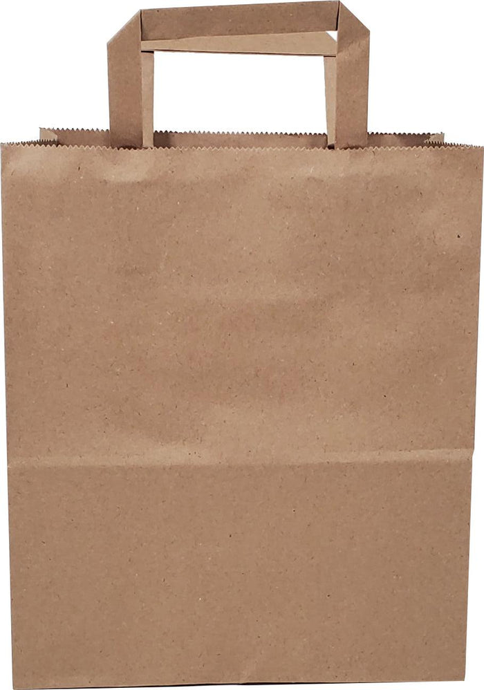 Prime Bags - Paper Handle Bag - Self Adhesive - 8*4.5*10.5