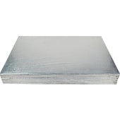 Decora - Cake Board - Silver - Full Slab - 17x25x1/4