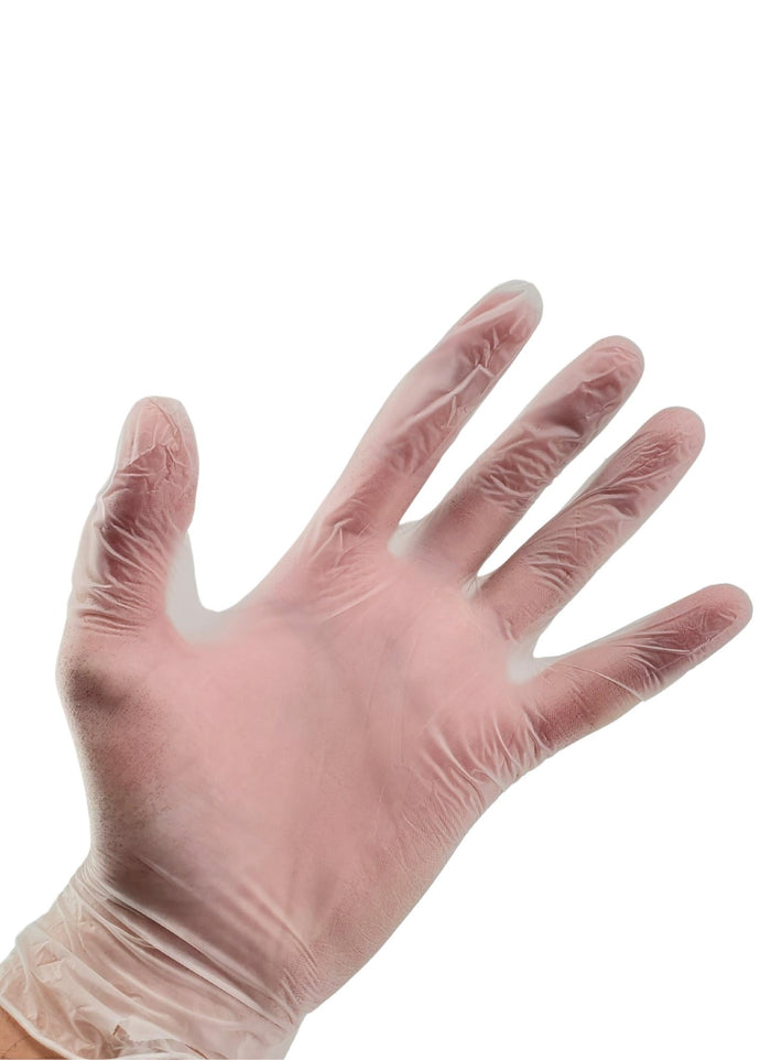 Rhino - VC4 - Clear Vinyl Gloves - Medium - 400M