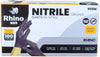 Rhino - NX9 - Black Nitrile Gloves - PF - Medium - 900M