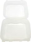 CLR - Genpak Clover - Hinged Container Extra Large - Clear Cont. 9.25x9.65x3 - CLX199-CL