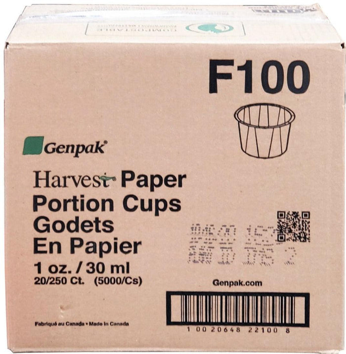 Genpak - Portion Cups - Paper - 1oz - F100