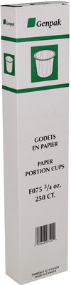 Genpak - Portion Cups - Paper - .75oz - F075