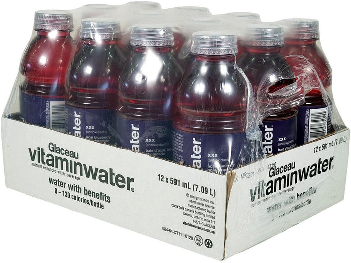 Glaceau - Vitamin Water - Mineral Water - Acai-Blueberry / XXX - Bottles