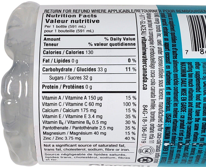 VSO - Glaceau - Vitamin Water - Multi V - Bottles