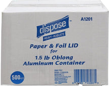 CLR - Rhino - Heavy Board Lids for 1 1/2 lb Oblong Pan - 403