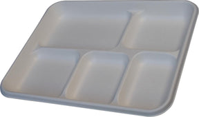 Eco-Craze - 5 Compartment Bagasse Tray (Thali) - Retail Pack