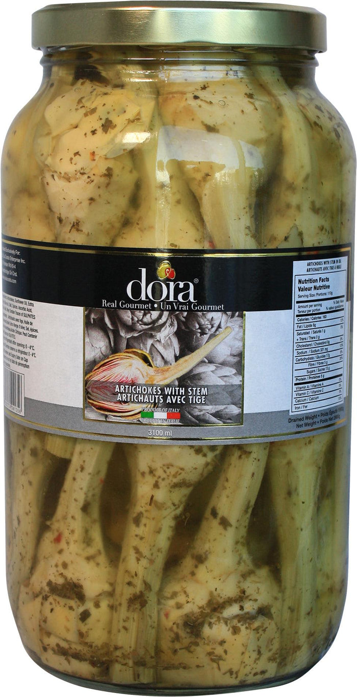 Dora - Artichokes - w/Stem - Large