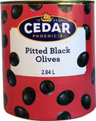 Cedar Pitted Black Olives