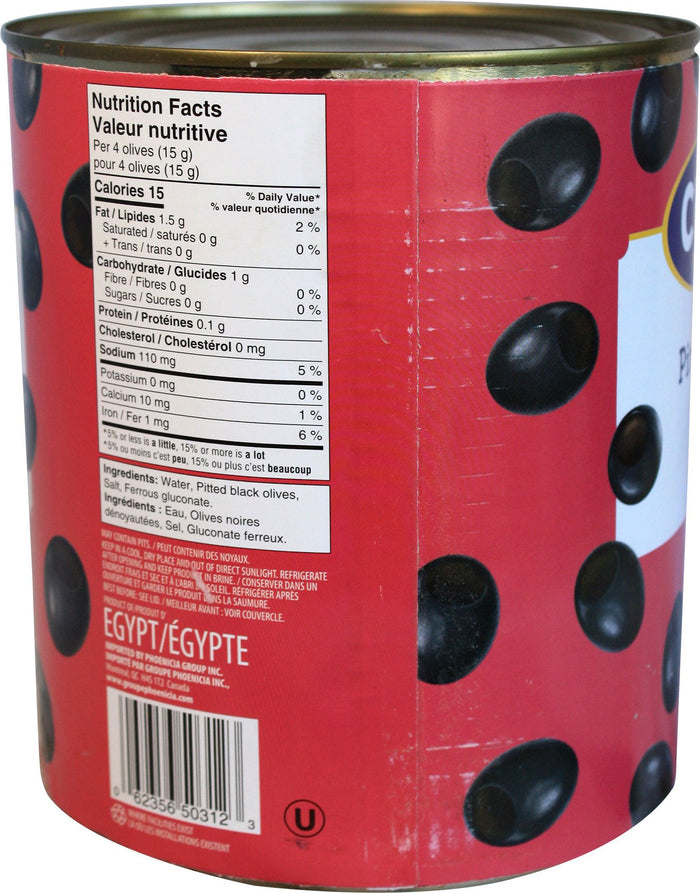 Cedar Pitted Black Olives