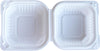 Value+ - MFPP Clamshell Container - 5x5 - 1 Comp. - White