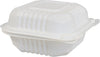 Value+ - MFPP Clamshell Container - 5x5 - 1 Comp. - White