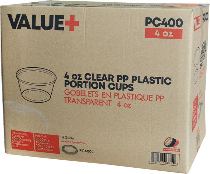 Value+ - 4oz Portion Cups - P400N