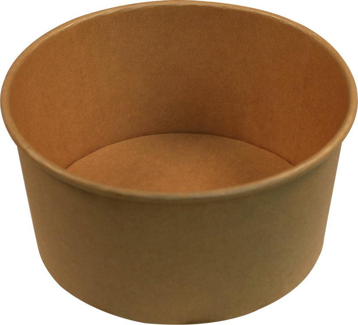 Eco-Craze - Kraft PE-Lined Paper Container - Round - 1000ml - SB-1000K