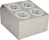 Pro-Kitchen - Cutlery Organizer - 4 Slot w/ Plastic Holders