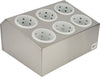 Pro-Kitchen - Cutlery Organizer - 6 Slot w/ Plastic Holders