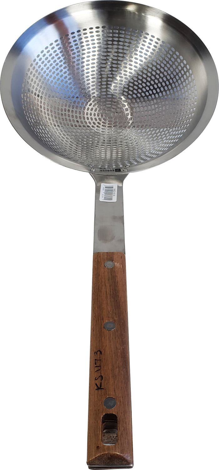 SS Strainer - Wood Handle - 30cm - MXD-8130