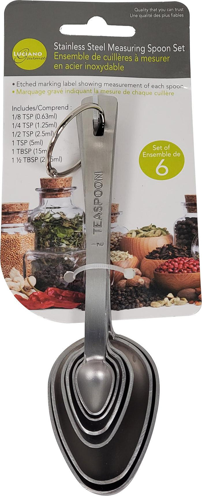 Le Gourmet - 6-pc Measuring Spoon