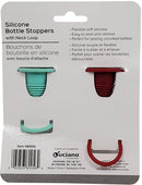 CLR - Luciano - 2-pc Silicone Bottle Stopper - DISCONTINUED