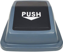 M2 - 60 L Square Waste Container w/Push Lid