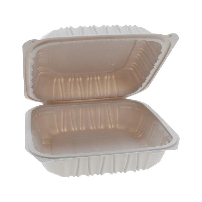 Eco-Craze  MFPP Clamshell Container 9x9x2.6