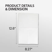 Mayfair - 1 ply Interfold Napkins 1/4 Fold - White - INAP01