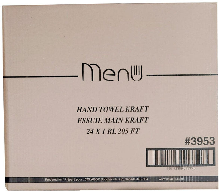 SO - Platinum/Menu - Paper Hand Towel - Roll - White - 205ft