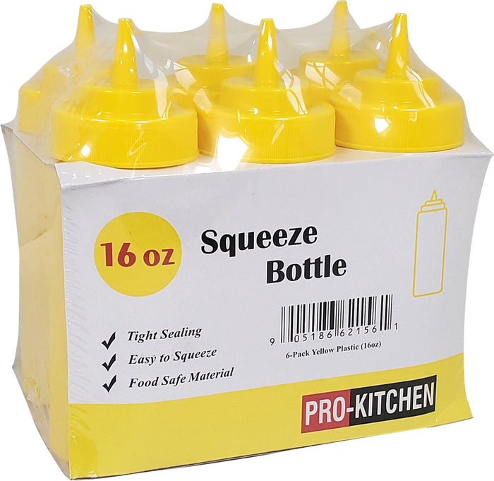 Pro-Kitchen - 16oz Squeeze Bottle - Standard - Yellow - QY410Y