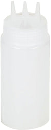 Pro-Kitchen - 16oz Squeeze Bottle - Tri Tip - Clear - JSP16