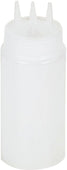 Pro-Kitchen - 16oz Squeeze Bottle - Tri Tip - Clear - JSP16