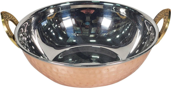 Copper Serving Karahi 600Ml No.3, 16.5cm