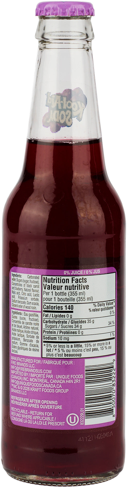 Kool-Aid - Grape - Glass Bottle