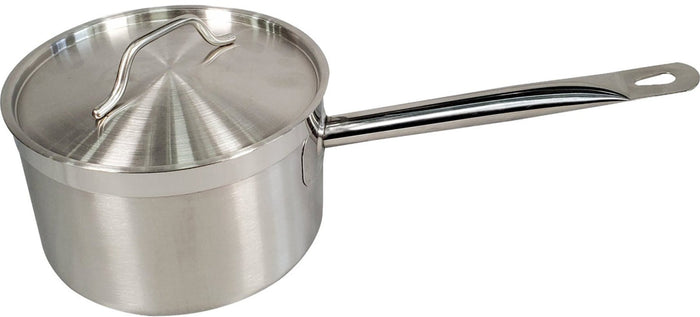 Pro-Kitchen/Kesgi - Sauce Pot - SS - 22cmx13cm w/Long Handle & Lid