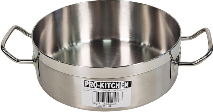 Pro-Kitchen/Kesgi - 26x9cm Sauce Pot - SS w/2 Handles & Lid