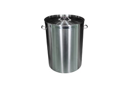60x80cm (218L) Commercial SS Stock Pot w/2 Handles & Lid