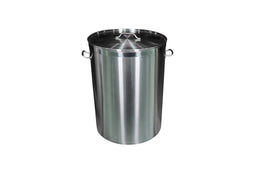 60x80cm (218L) Commercial SS Stock Pot w/2 Handles & Lid