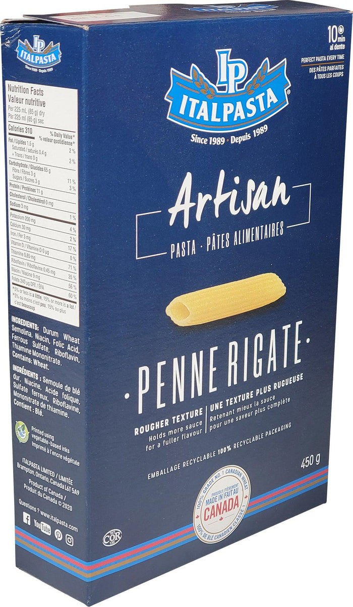 Italpasta - Artisan - Pasta - Penne Rigate