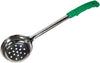 Portion Spoon - 4oz - Perforated - SS - Green