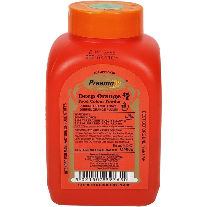 Preema - Food Colour - Deep Orange