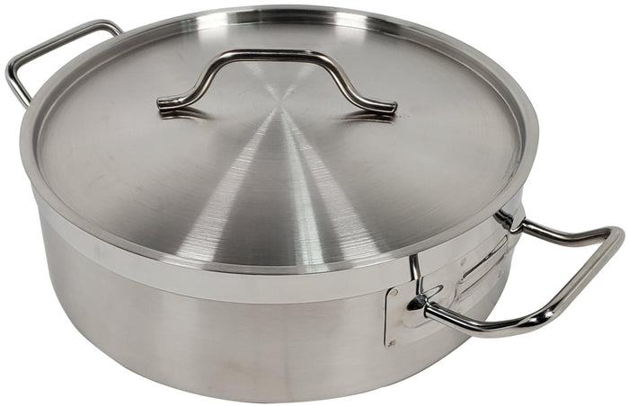 Pro-Kitchen - 28x9.5cm (5.5L) Sauce Pot & Lid - SS