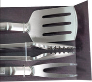 CLR - Pro-Kitchen - BBQ Set (Tongs, Spatula, Carving Fork)