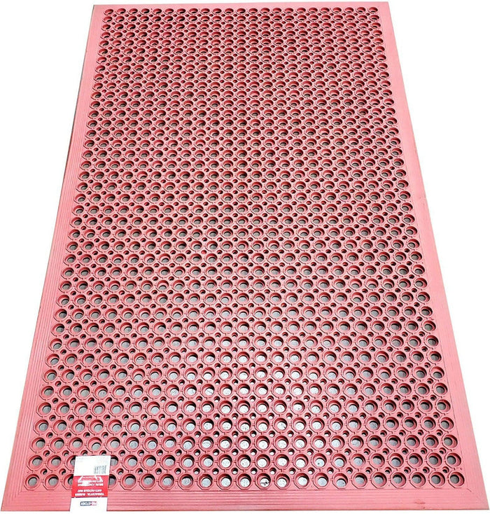 Pro-Kitchen - Red.Terracotta-Rubber Anti-Fatique Mat - 36