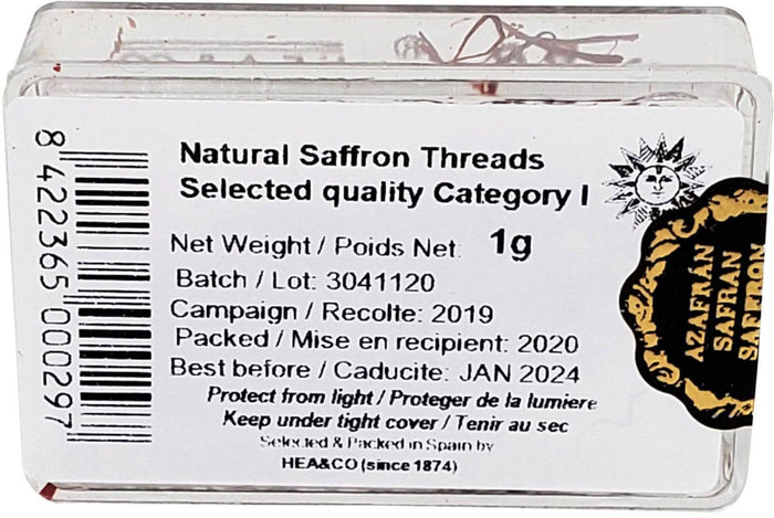 Sun Brand : Spanish Saffron 1 Gram