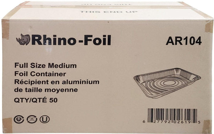 Rhino-Foil - Full Size Medium - Aluminium Steam Pan-AR104